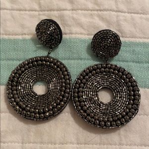 Silver earrings